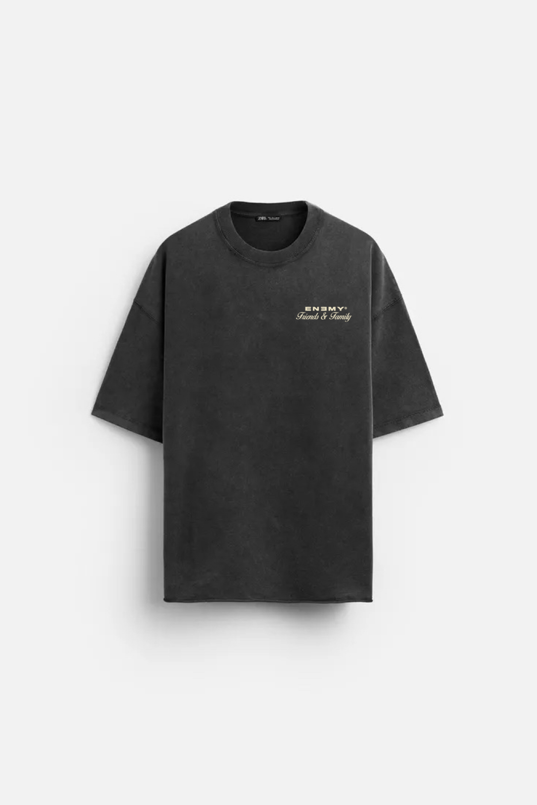 250gsm | WASHED BLACK